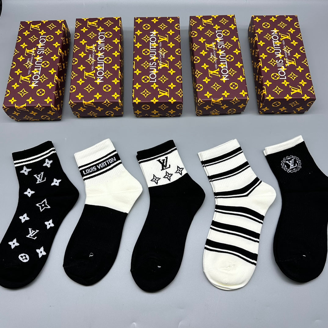 235QE14SDE Stylish socks(5 pairs )