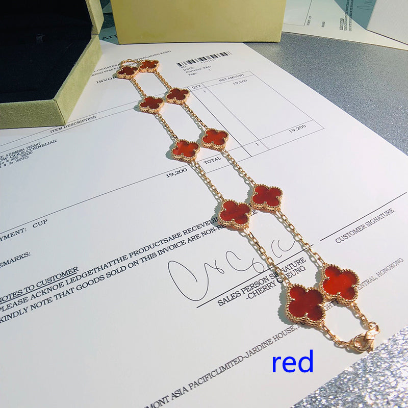 5XVA181XDE Stylish 10 flowers necklaces