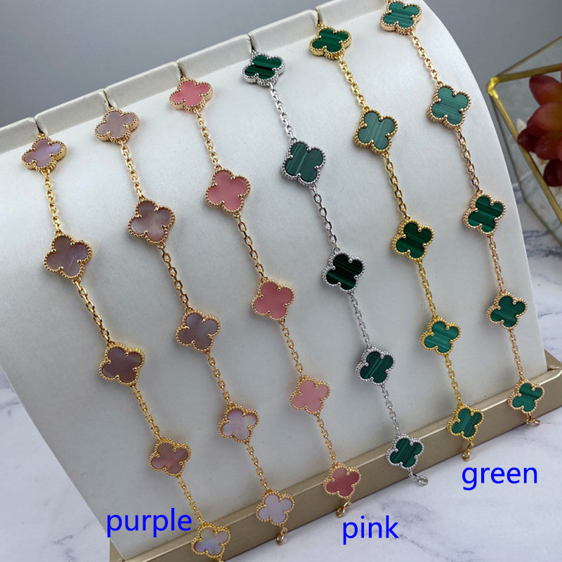 5XVA180KDE Stylish bracelets 5 flowers normal size1.5cm flower