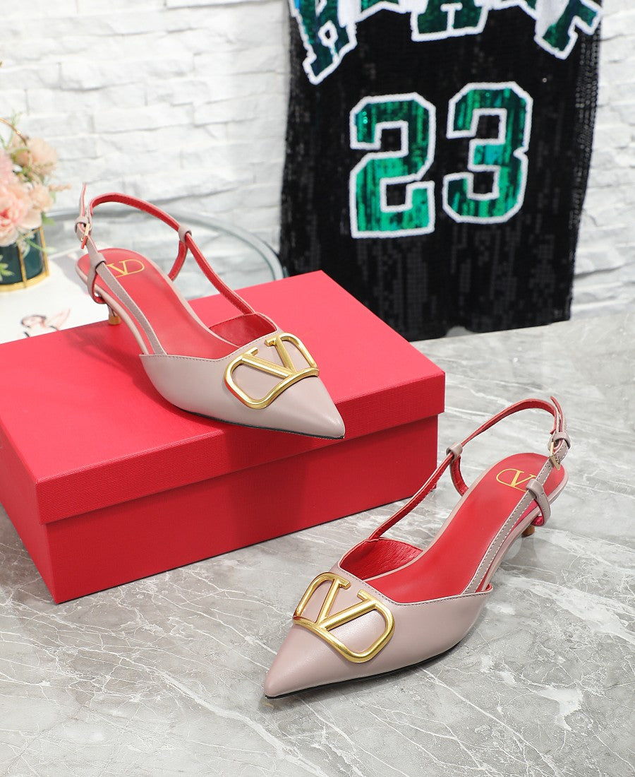 245RVL19ZDE Stylish leather High heels