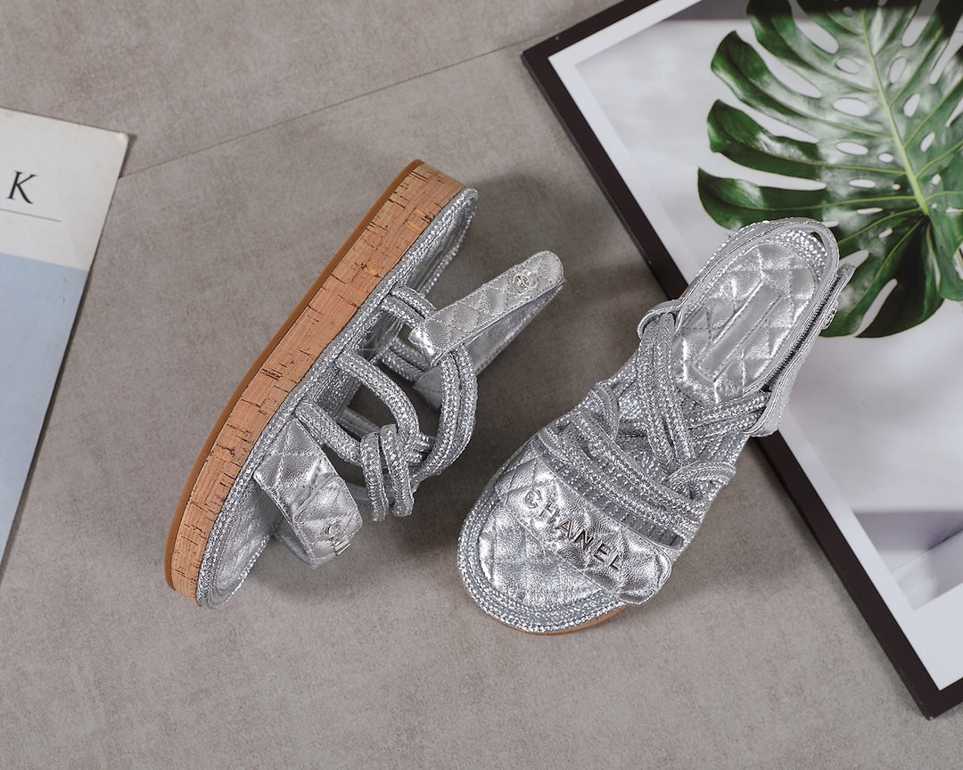 245RC11ZDE Stylish genuine leather sandals