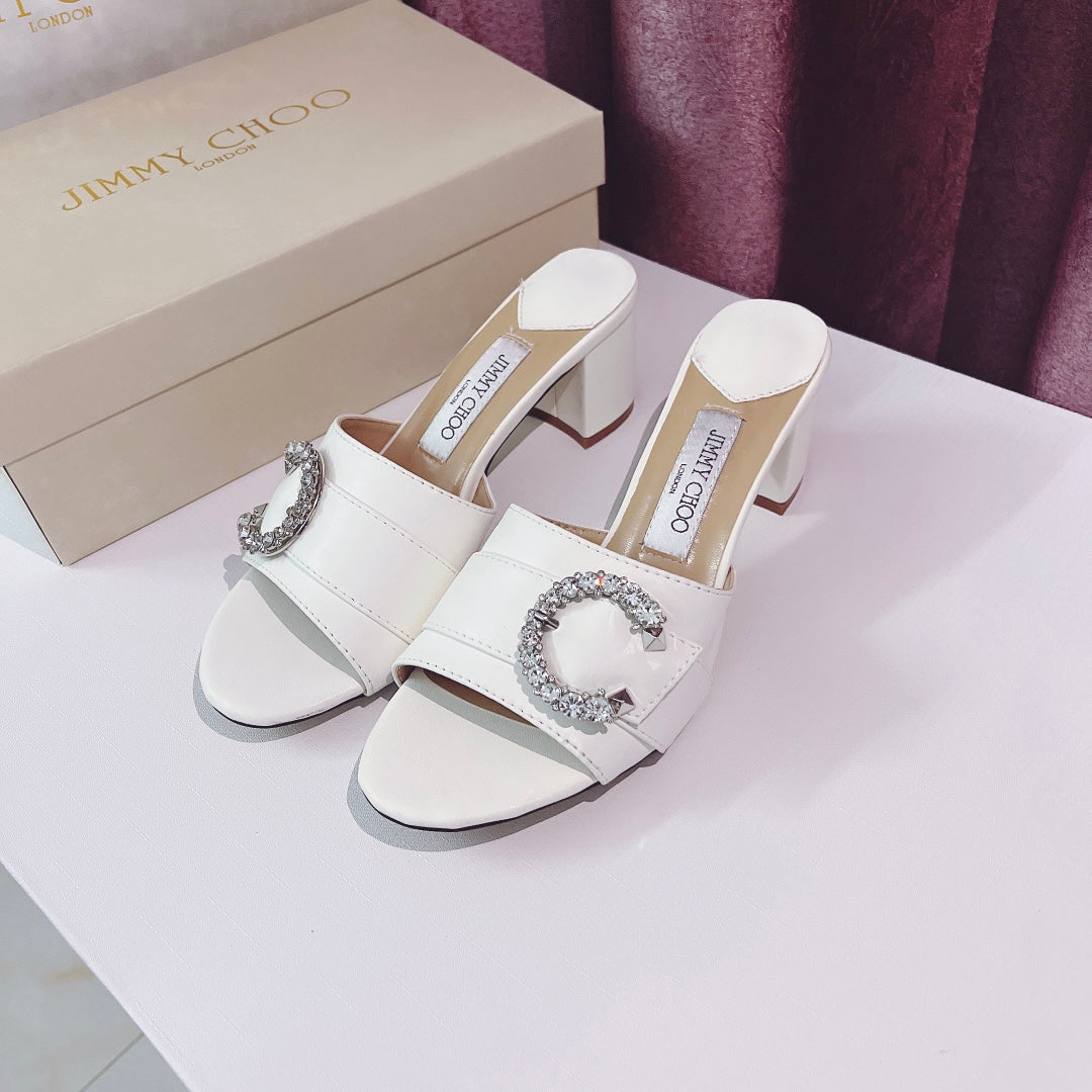 14A166ZDE Stylish Slippers Heel height 6cm