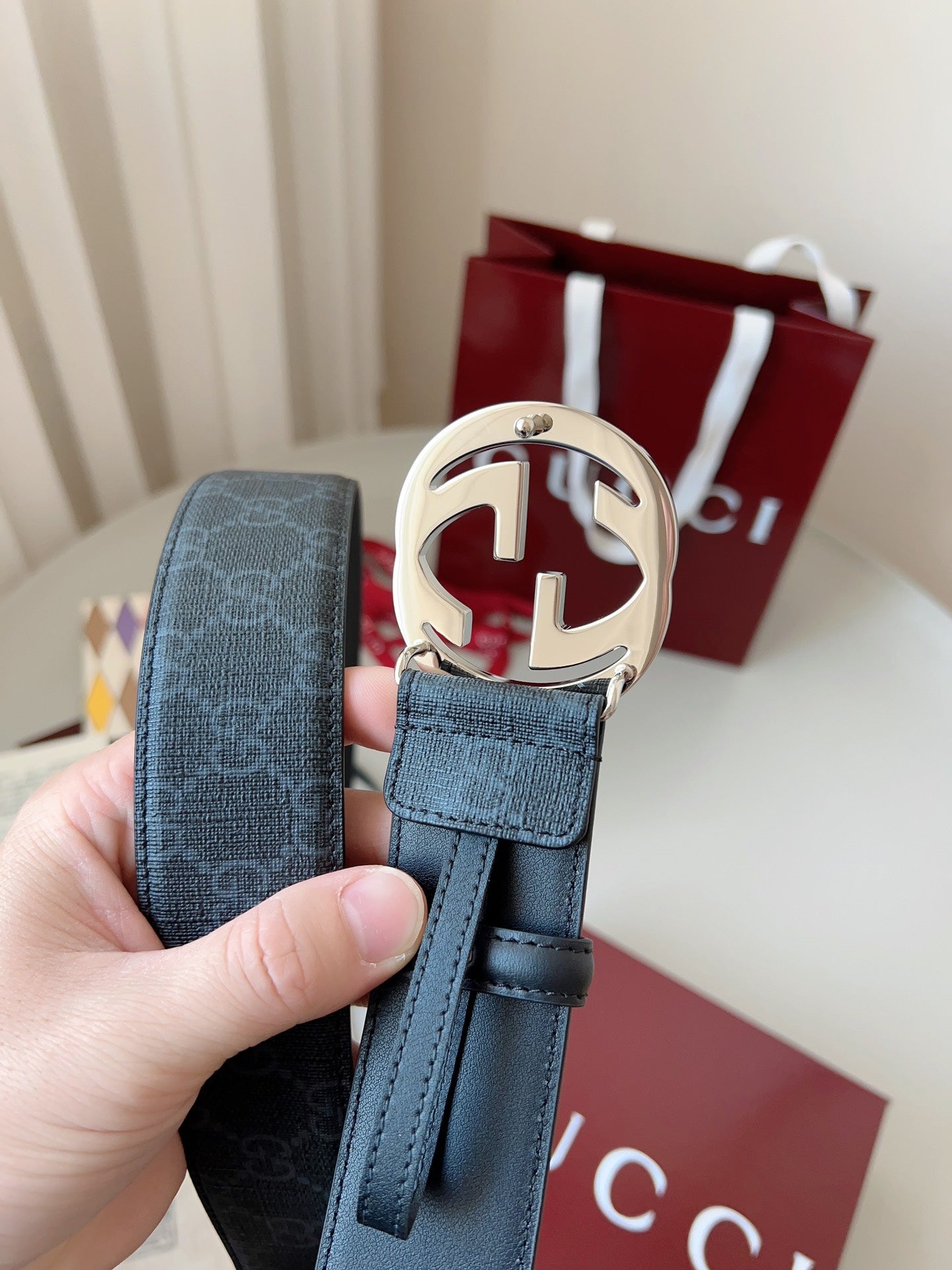 195NB2PDE Stylish high-quality leather belt