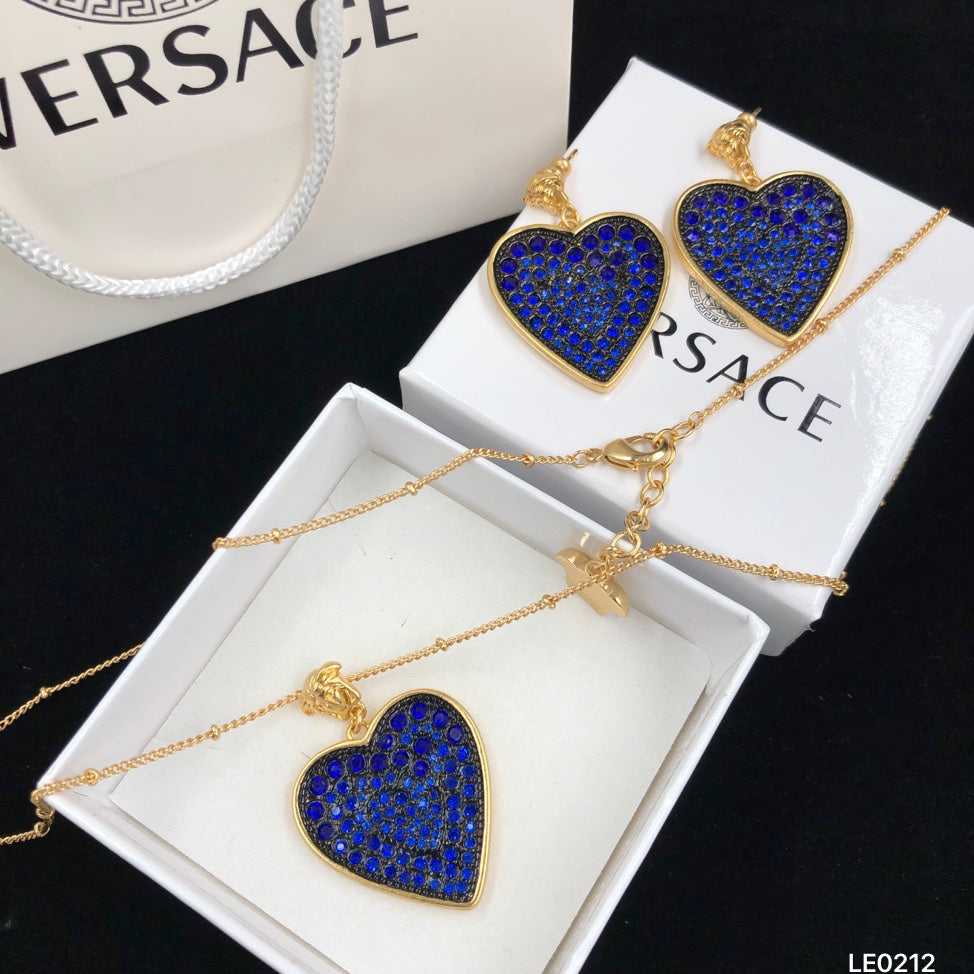 175RV70XDE Stylish Necklace . Earrings