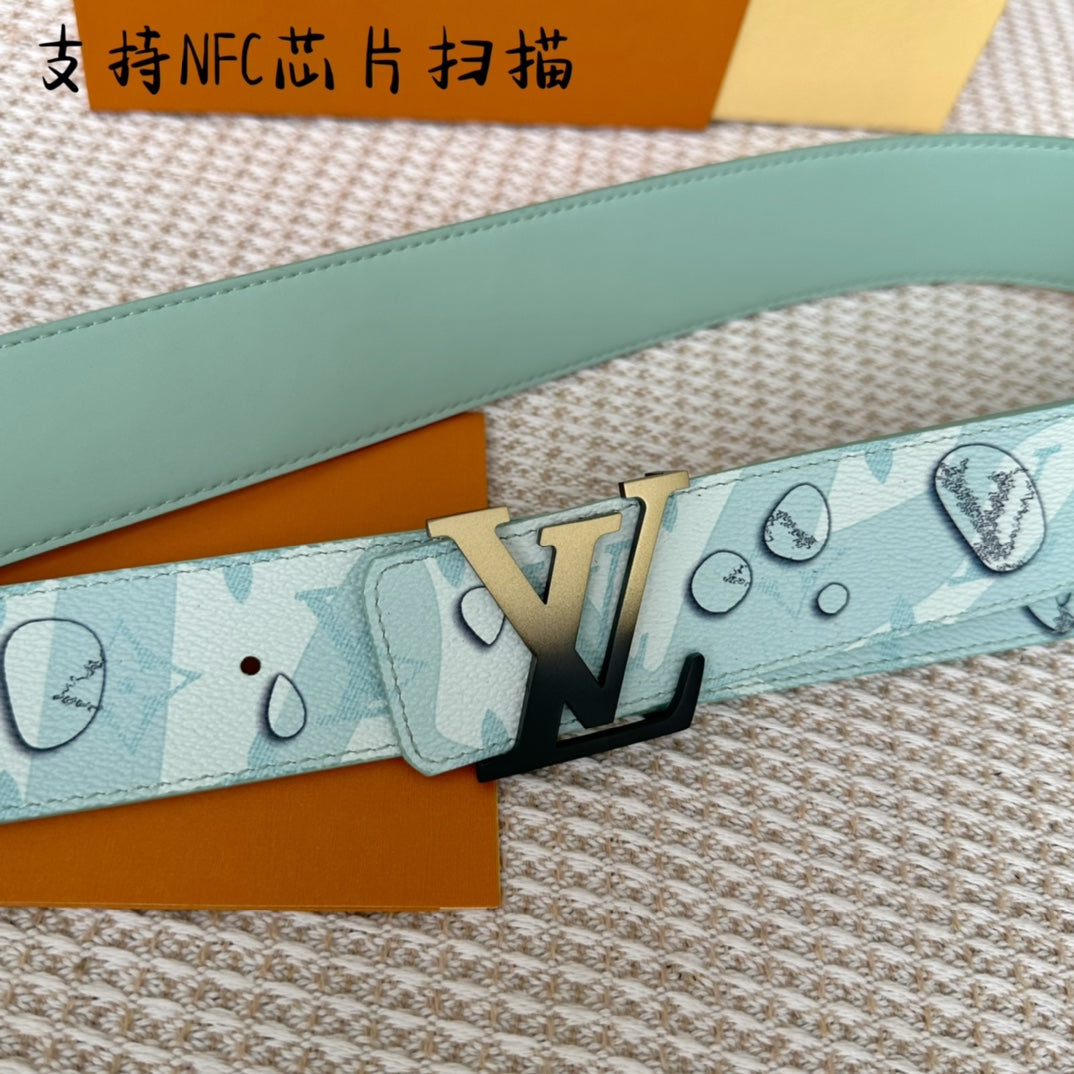 14E139PDE Stylish High quality leather belt With full package