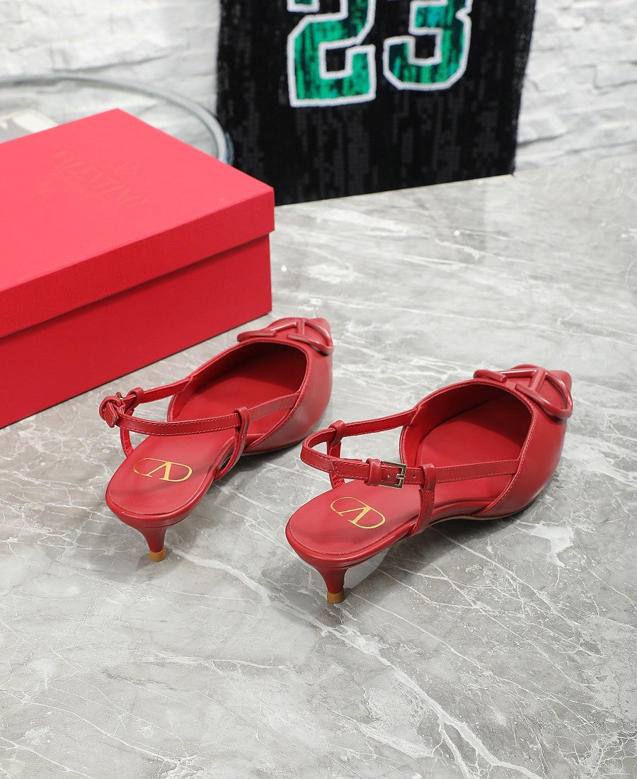 245RVL19ZDE Stylish leather High heels