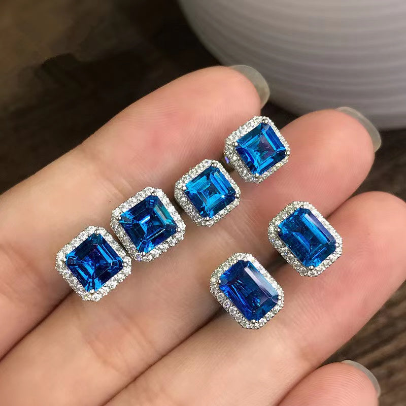 PYA48EDE Stylish Diamond Earrings High Quality Wedding Earrings