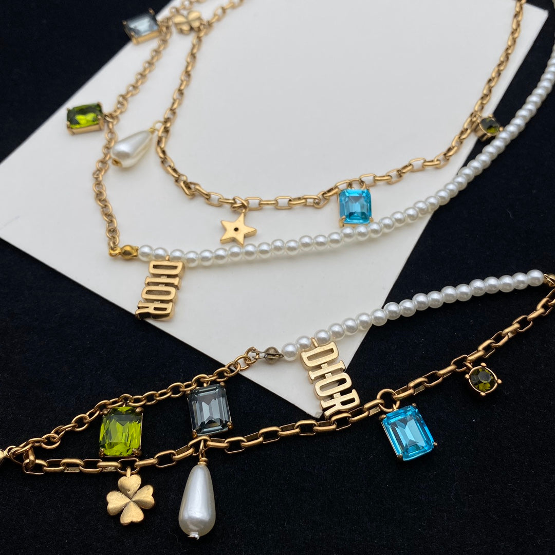 14D506XDE Stylish Earrings Bracelets Necklaces