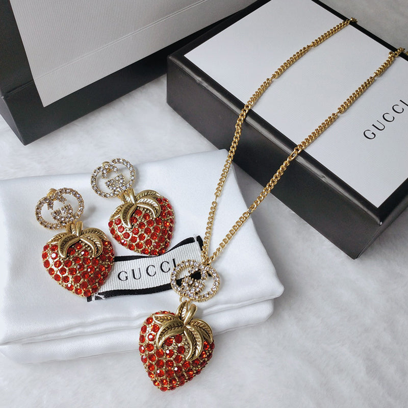 14B488XDE Stylish Earrings Necklaces