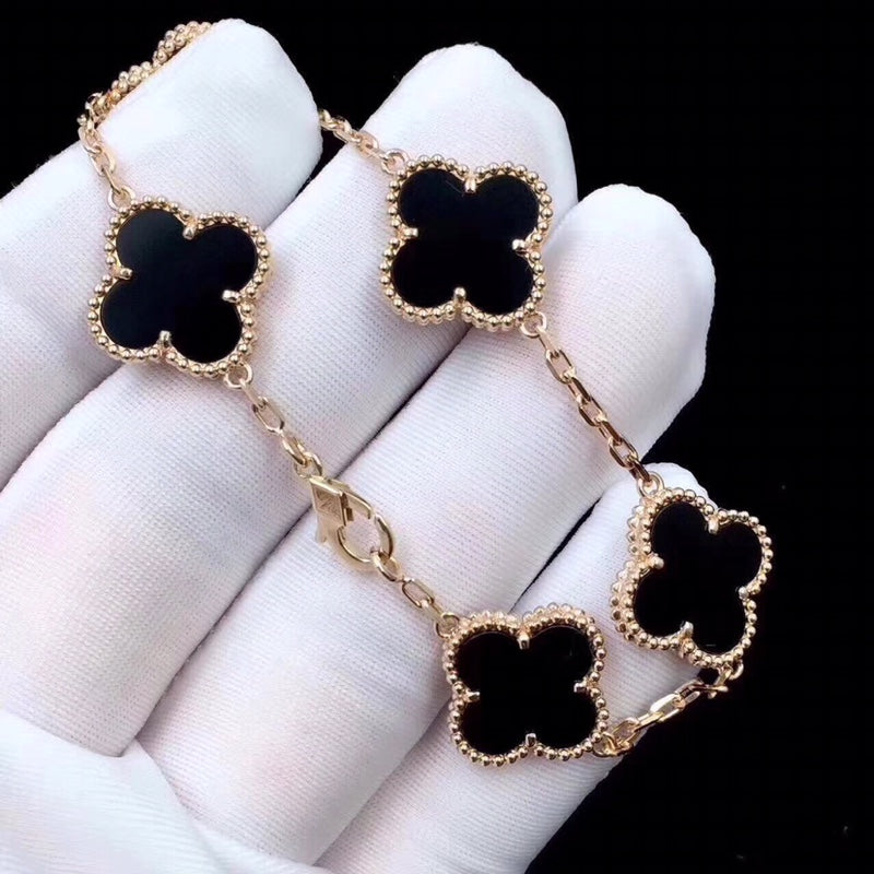 5XVA180KDE Stylish bracelets 5 flowers normal size1.5cm flower