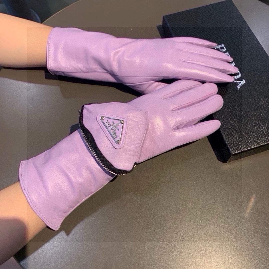 14PD46SDE Stylish sheepskin gloves