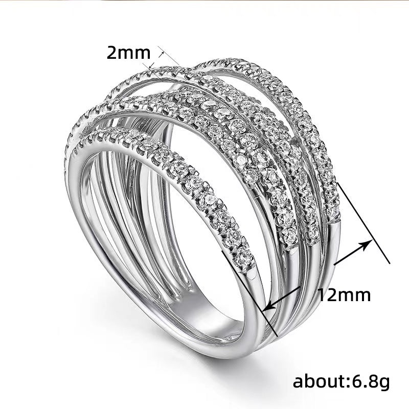 PYA15JDE Stylish Diamond Ring High Quality Wedding Ring