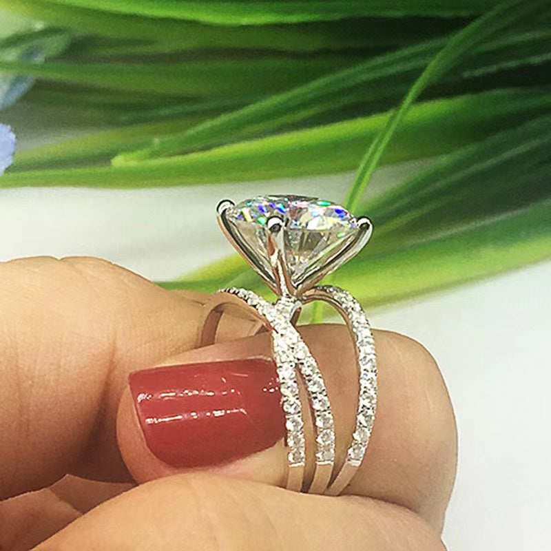PYA14JDE Stylish Diamond Ring High Quality Wedding Ring