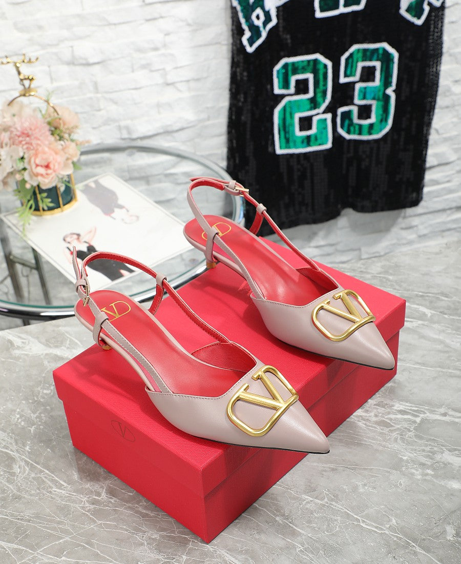 245RVL19ZDE Stylish leather High heels