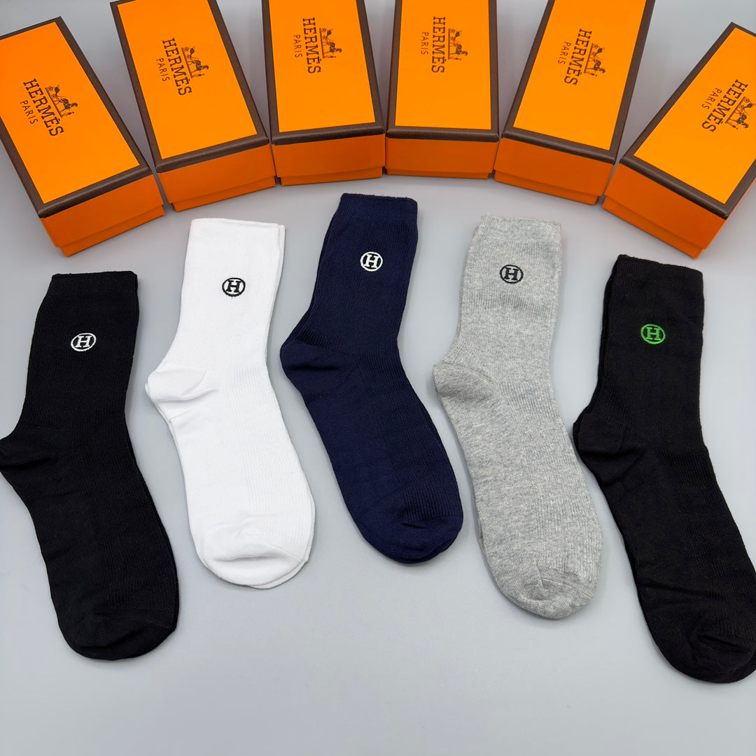 235QH31SDE Stylish socks(5 pairs )