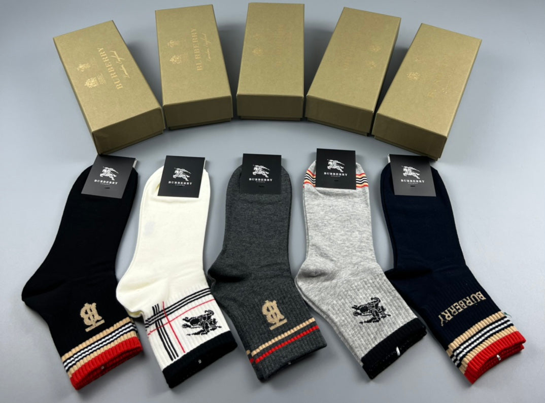 235QR66SDE Stylish socks(5 pairs )