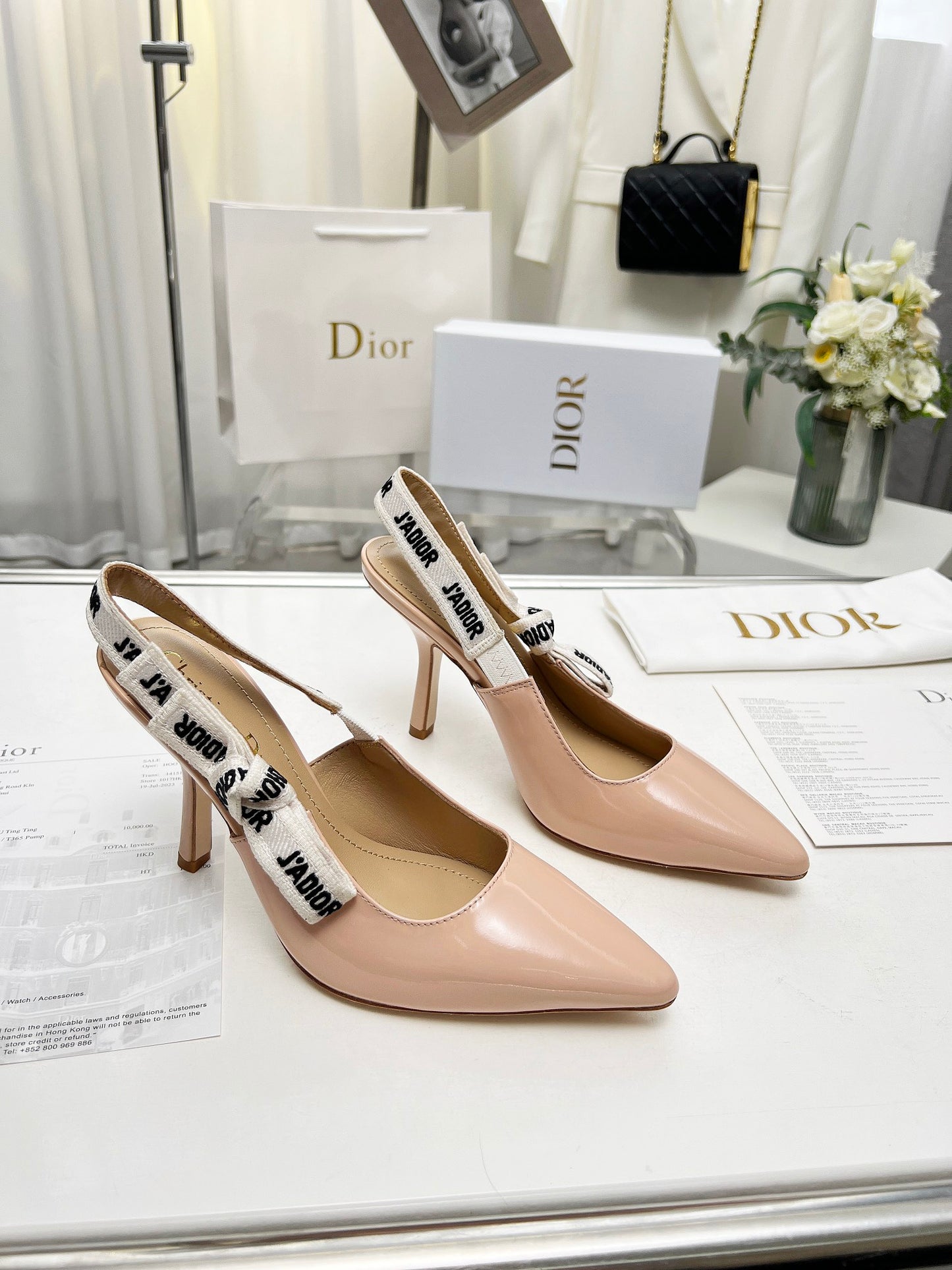 255QD44ZDE Stylish leather High heels
