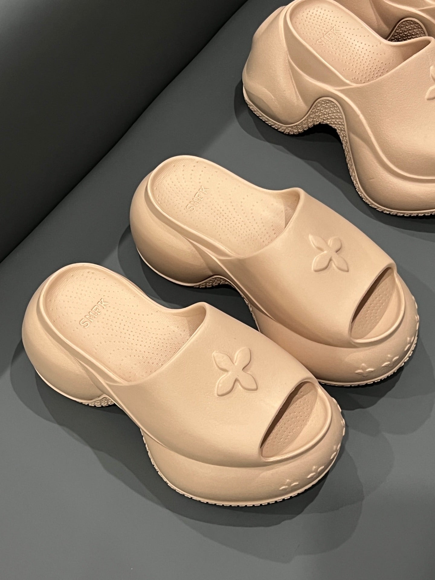 14A14ZDE Stylish slippers Heel height 7.5cm 9.5cm
