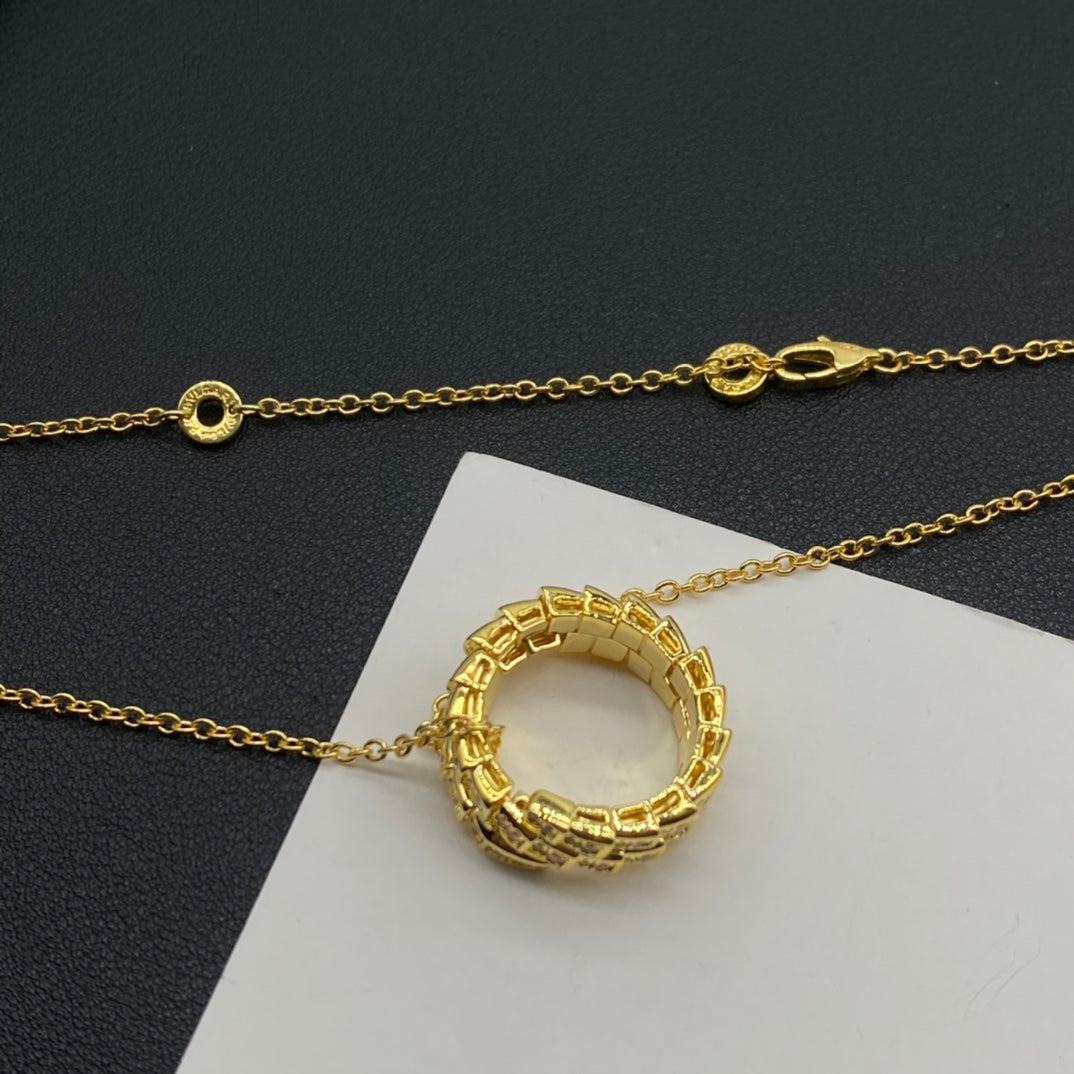 1XI58KDE Stylish 3circle rings earrings Bracelets Necklaces