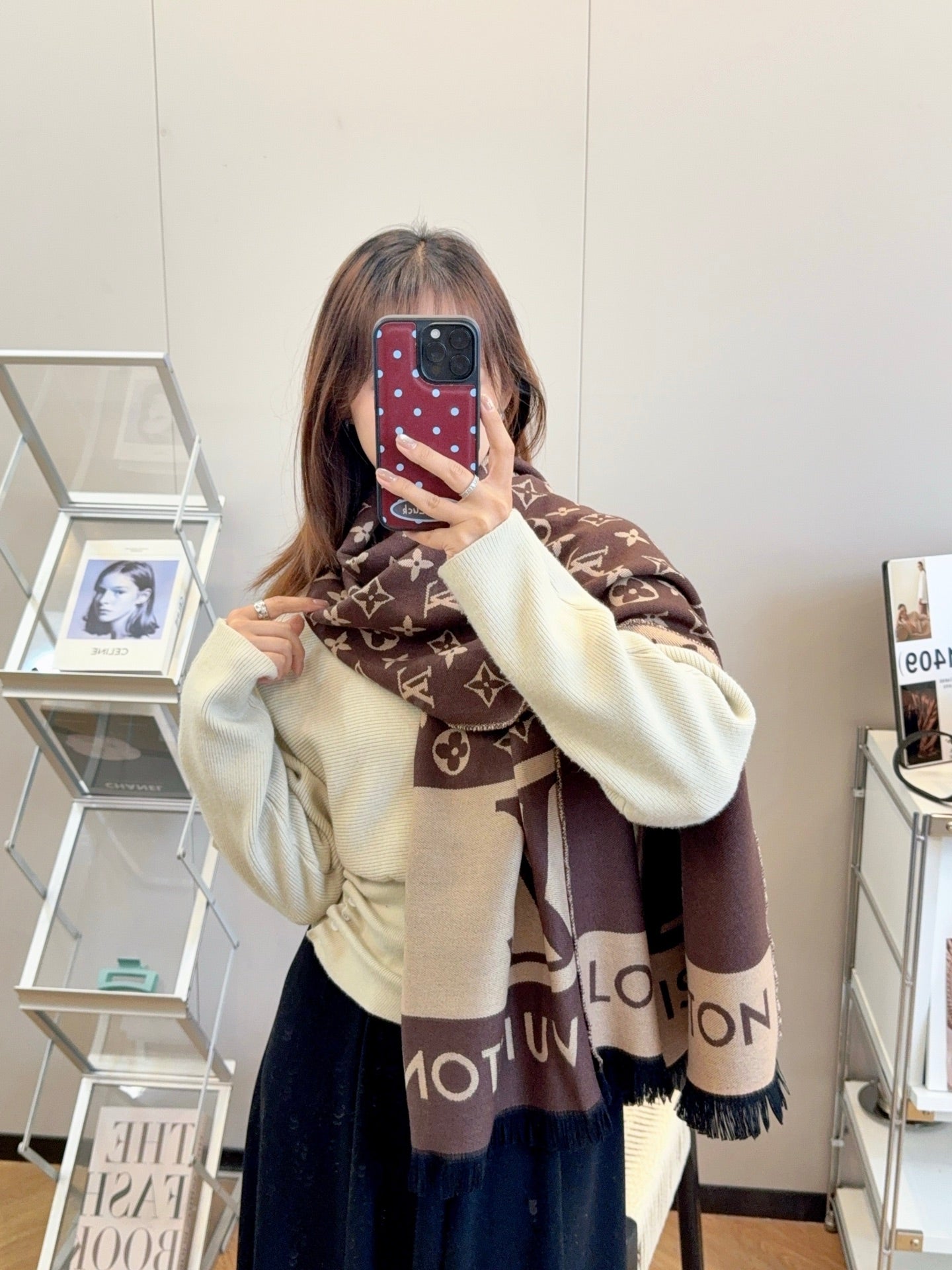 175RE40WDE Stylish Winter Scarves