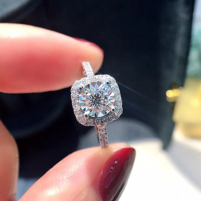 PYA37JDE Stylish Diamond Ring High Quality Wedding Ring