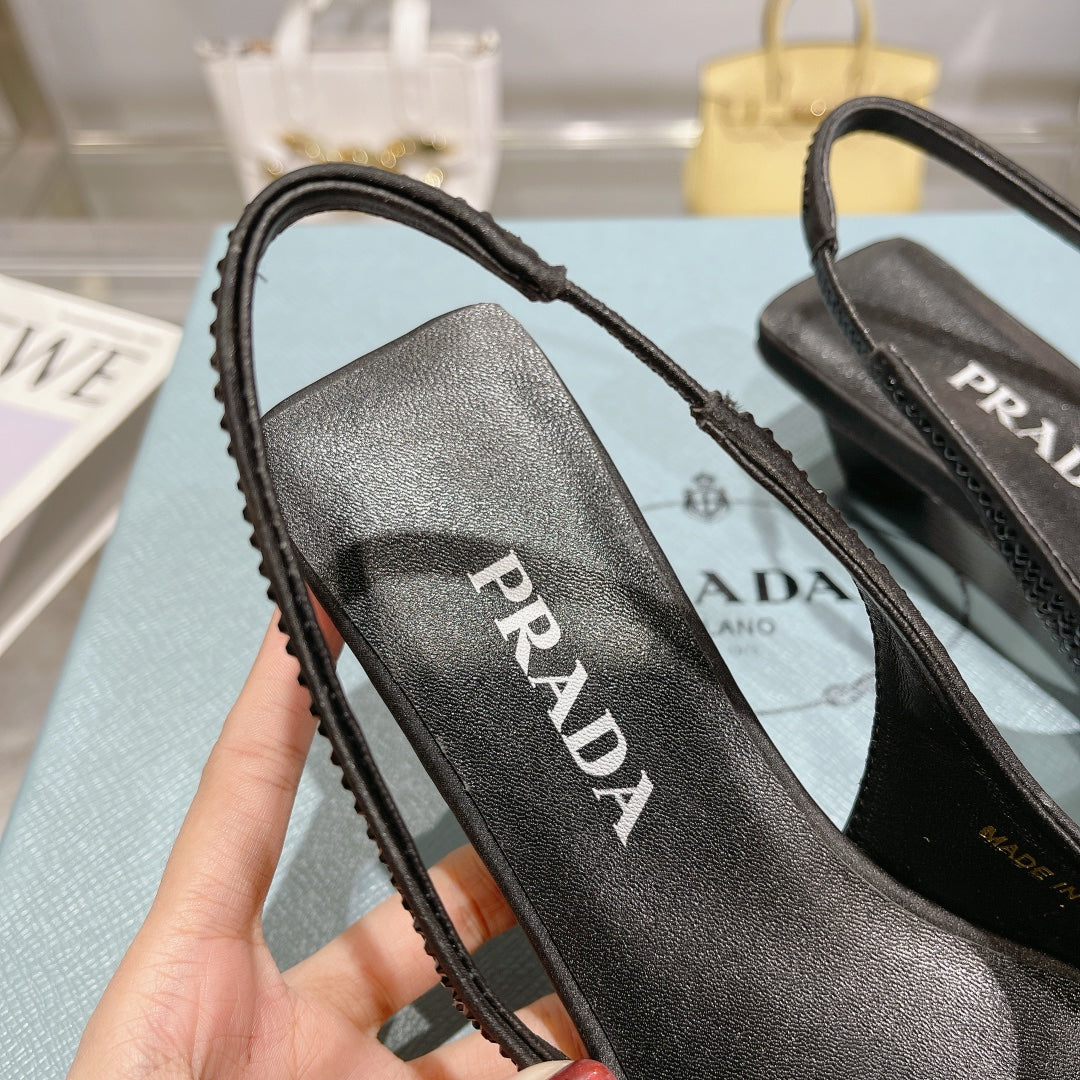 285RP53ZDE Stylish leather shoes (Heel height 4CM)