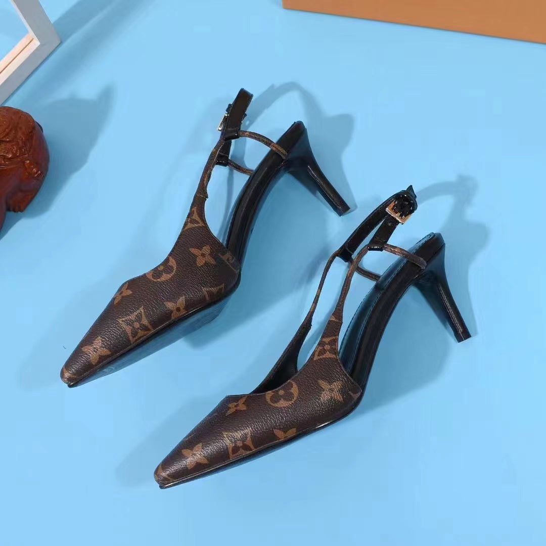 245RE33ZDE Stylish leather High heels