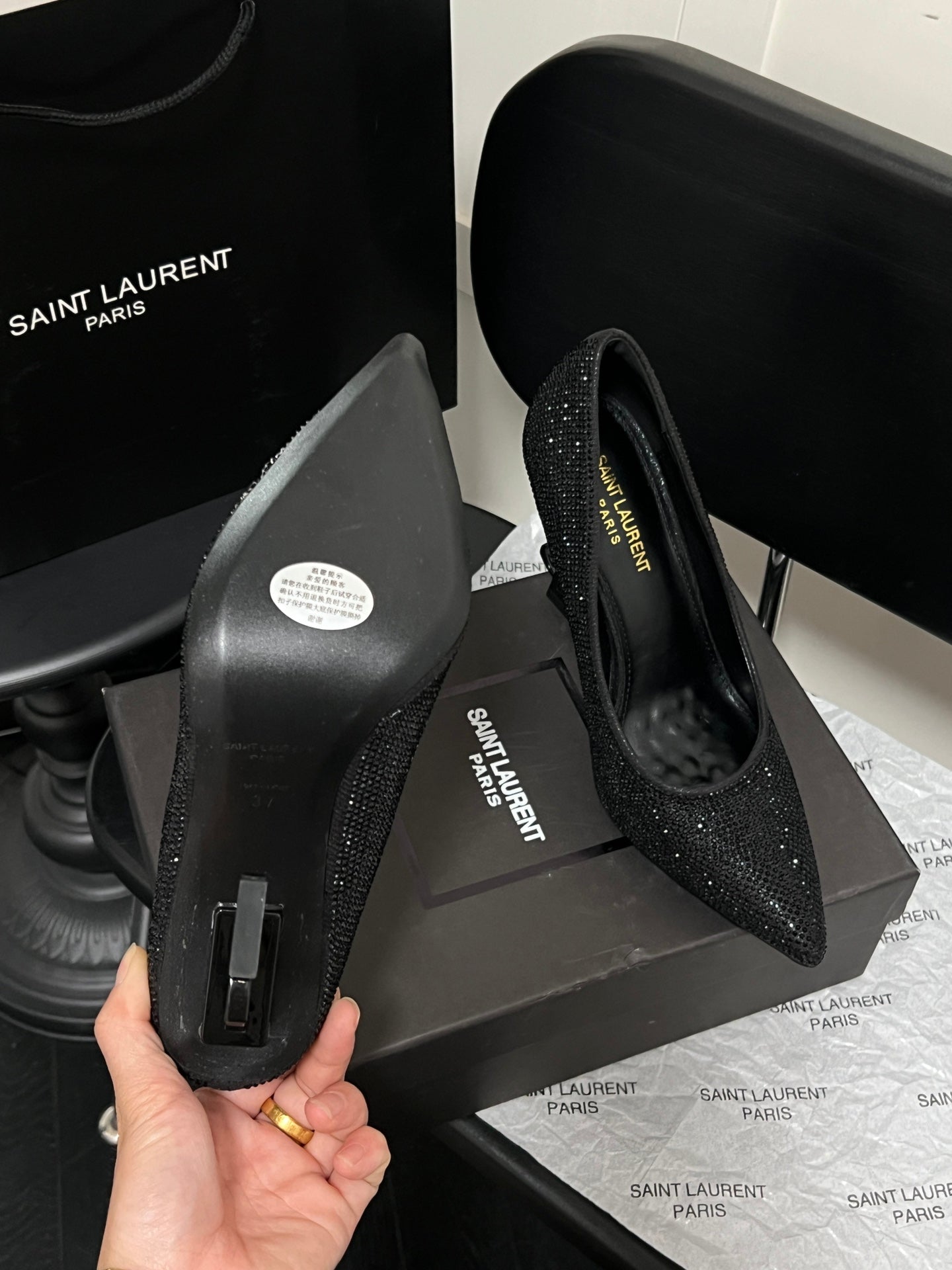 1LSL4ZDE Stylish High heels (Heel height 10cm )