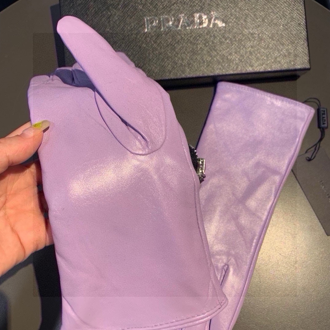 14PD46SDE Stylish sheepskin gloves