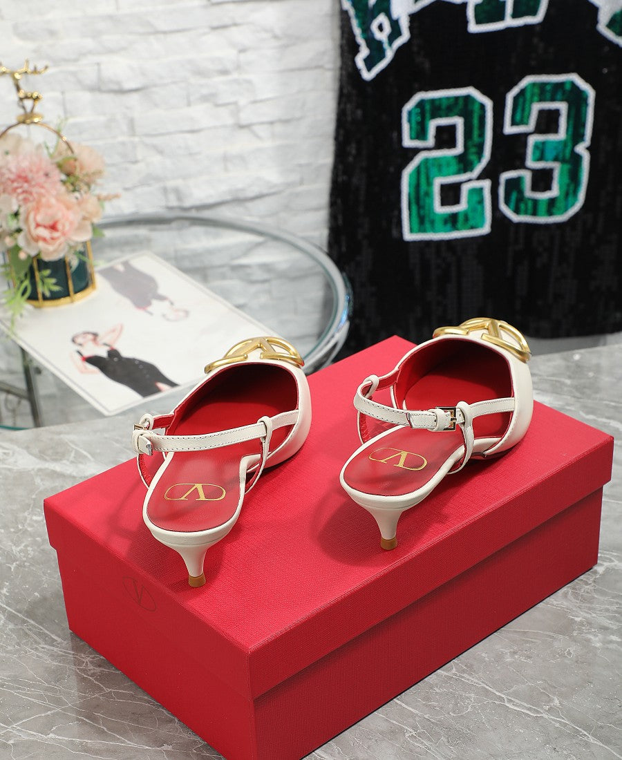 245RVL19ZDE Stylish leather High heels