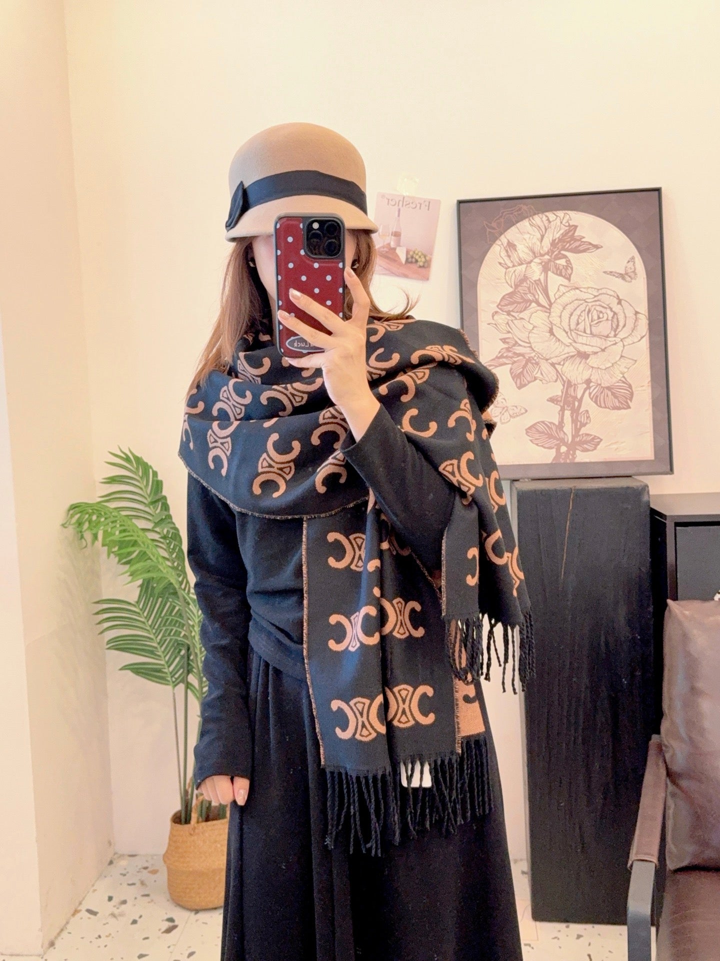 175RA15WDE Stylish Winter Scarves