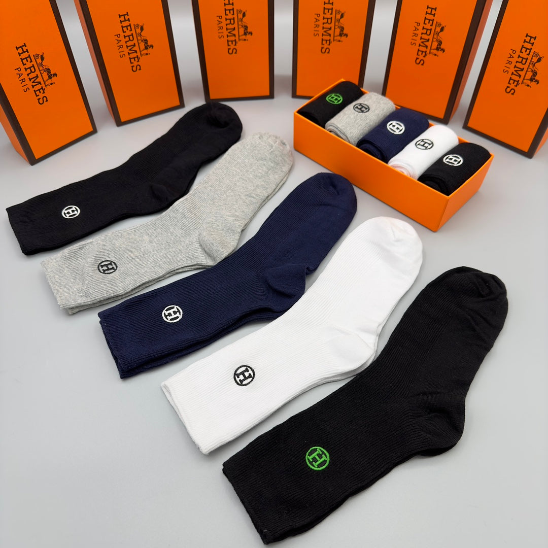 235QH31SDE Stylish socks(5 pairs )