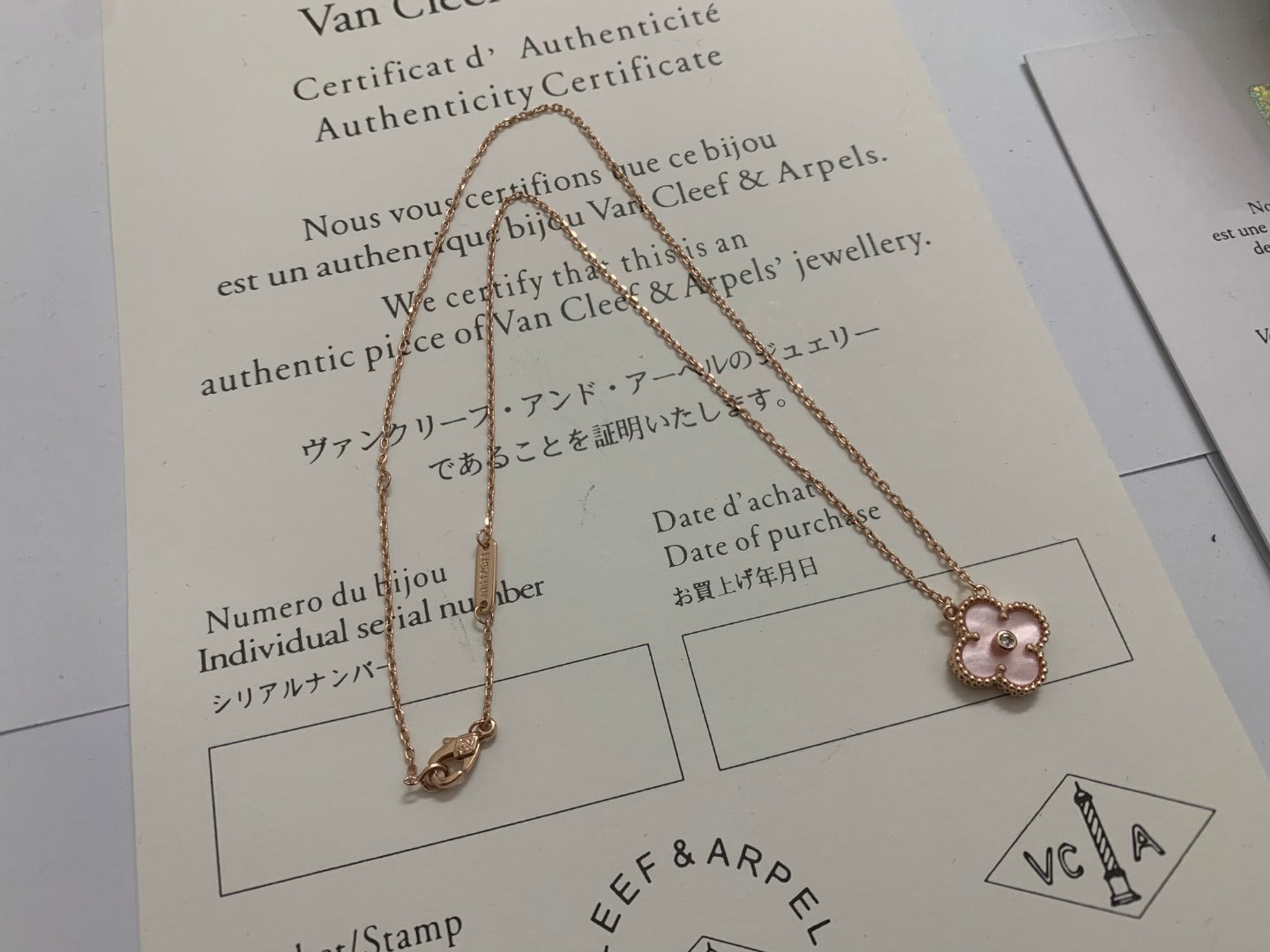 5XVA185XDE Stylish 1 flower necklace