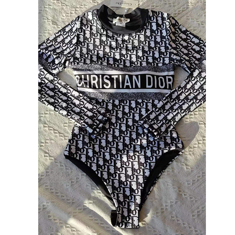 14D97YDE Stylish Long sleeve swimsuit