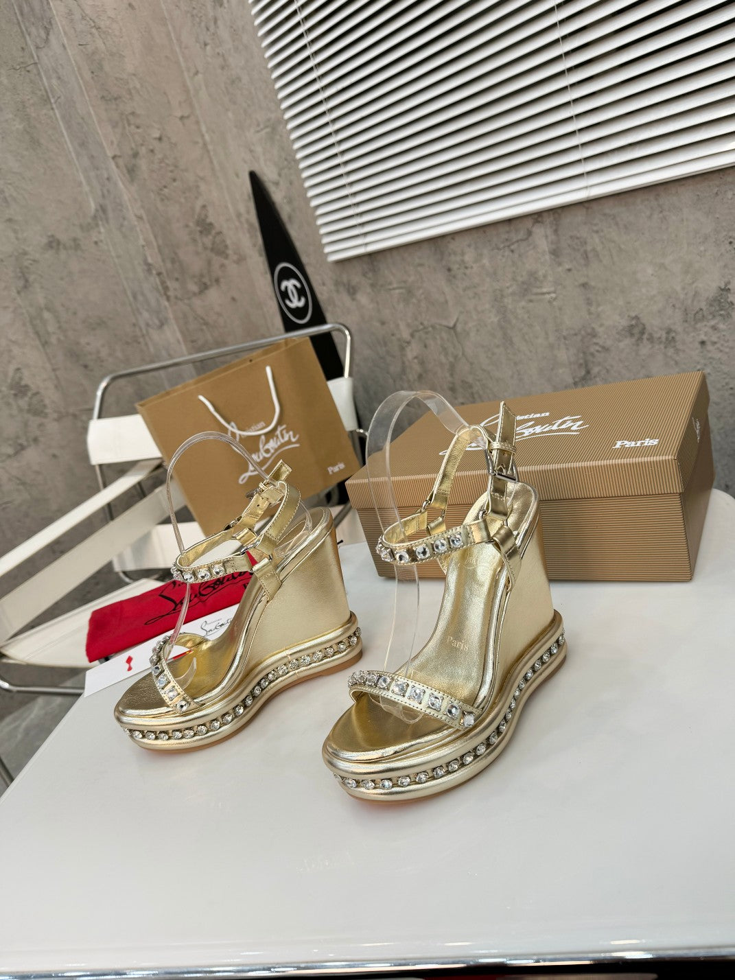 J4A6ZDE Stylish leather High heels 12cm heel
