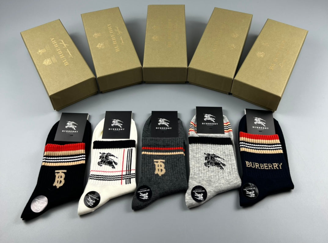 235QR66SDE Stylish socks(5 pairs )