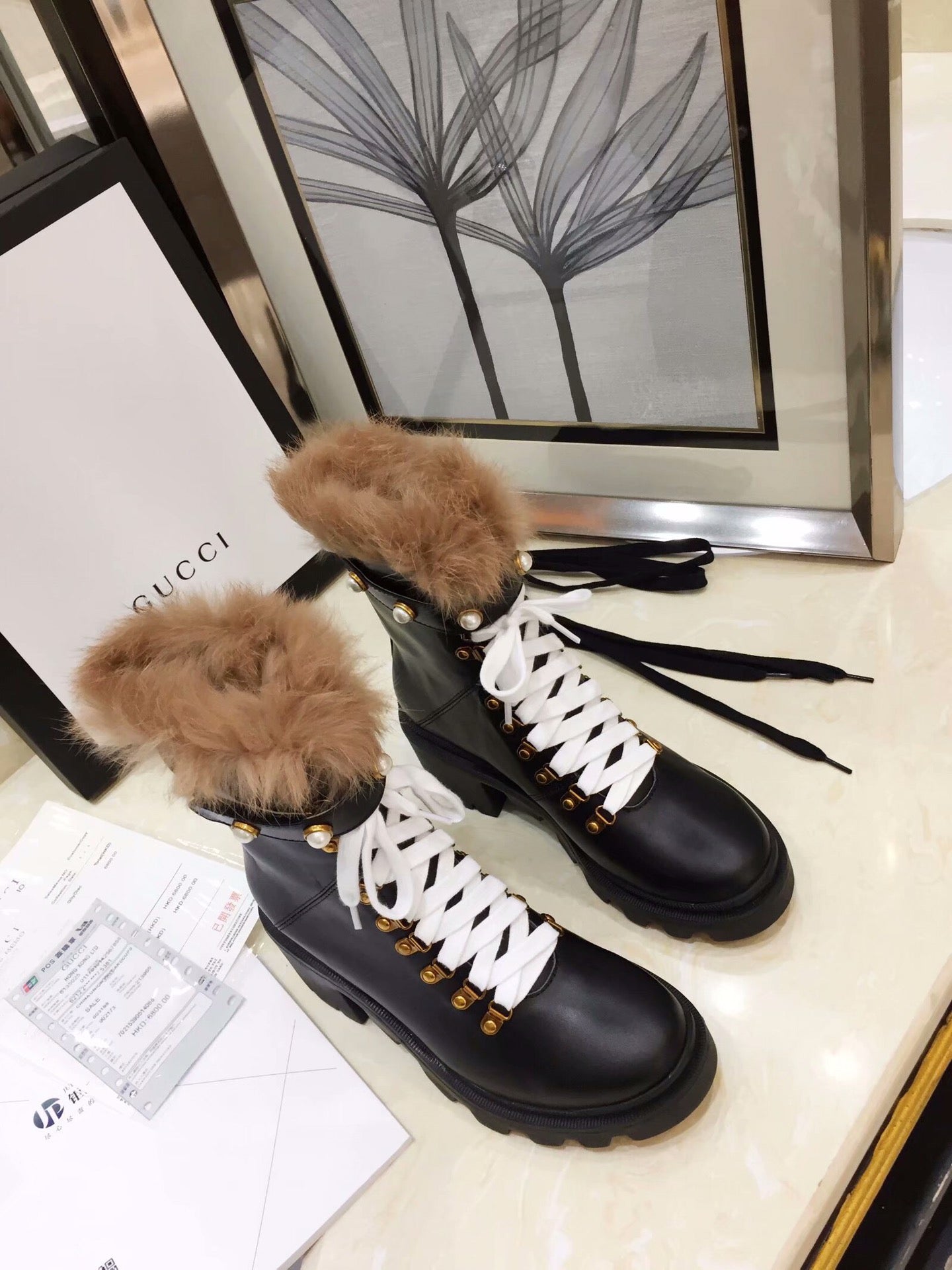 2XB203ZDE Stylish leather boot (top layer leather lining)