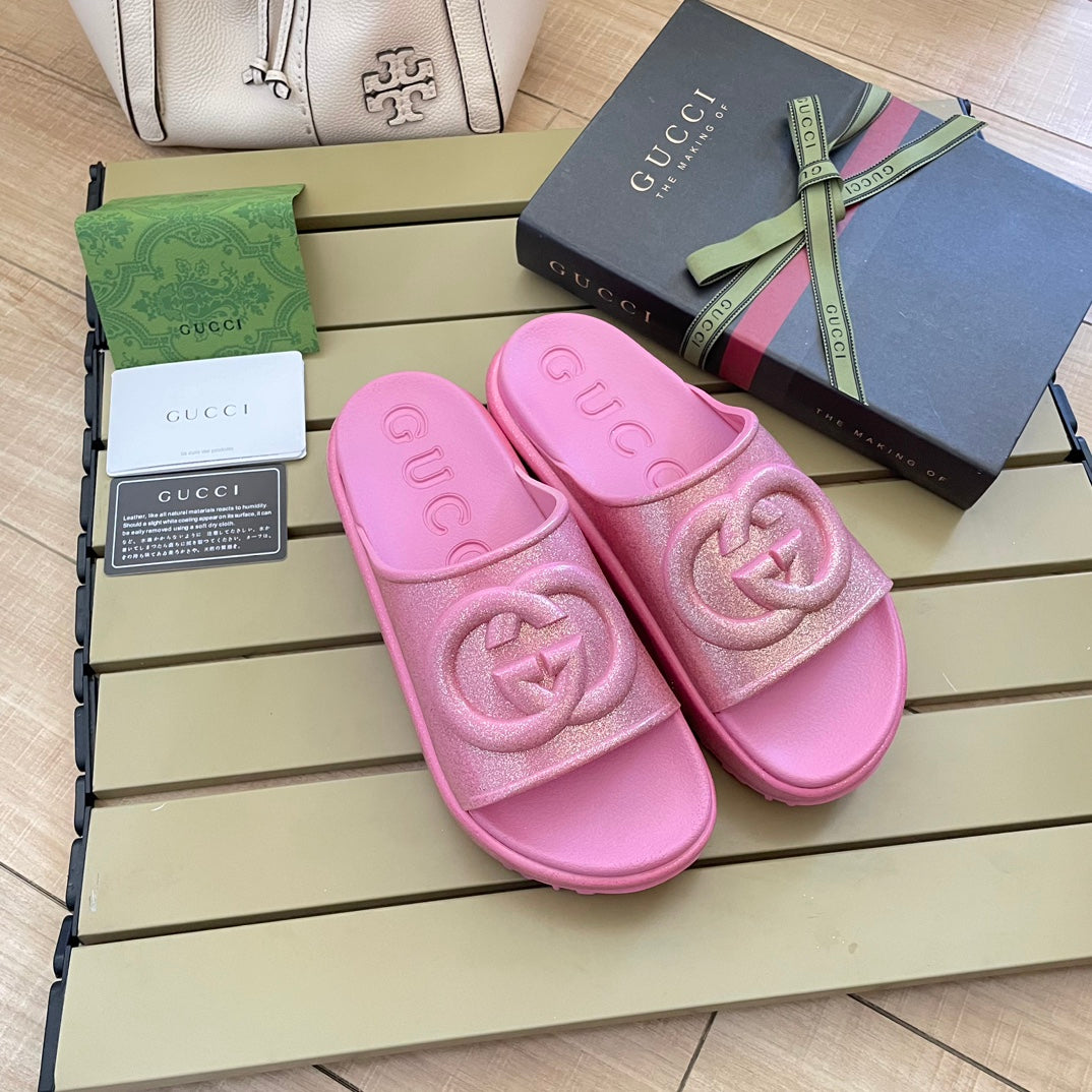 14B204ZDE Stylish Slippers Inner heightening insole 5cm