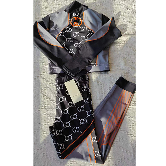 14B35YDE Stylish Long sleeve swimsuit