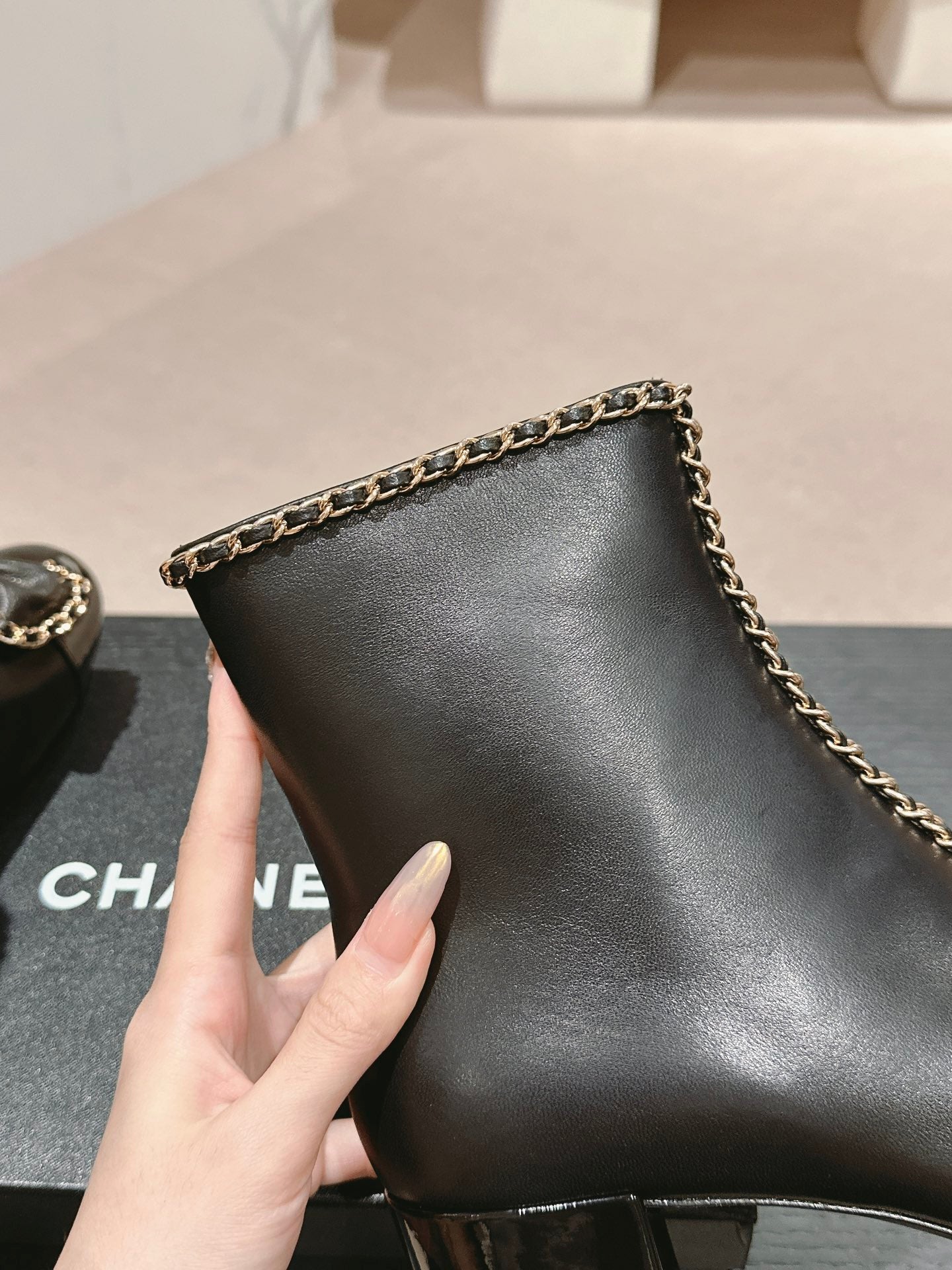 1LC22ZDE Stylish Boots (Heel height 6cm )