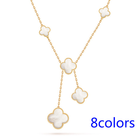 5XVA182KDE Stylish  6 flowers necklaces