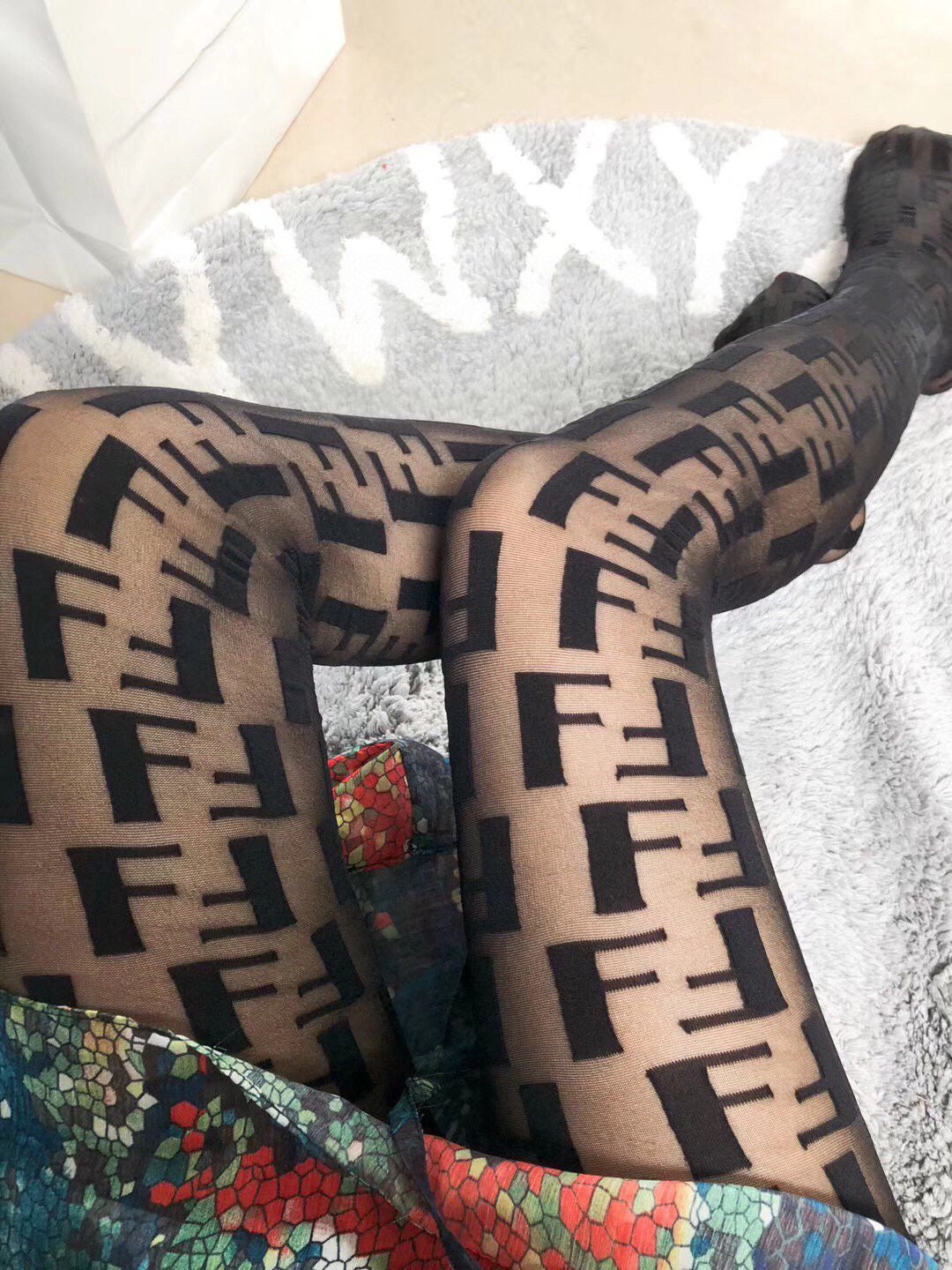 1XF11SDE Stylish pantyhose tights