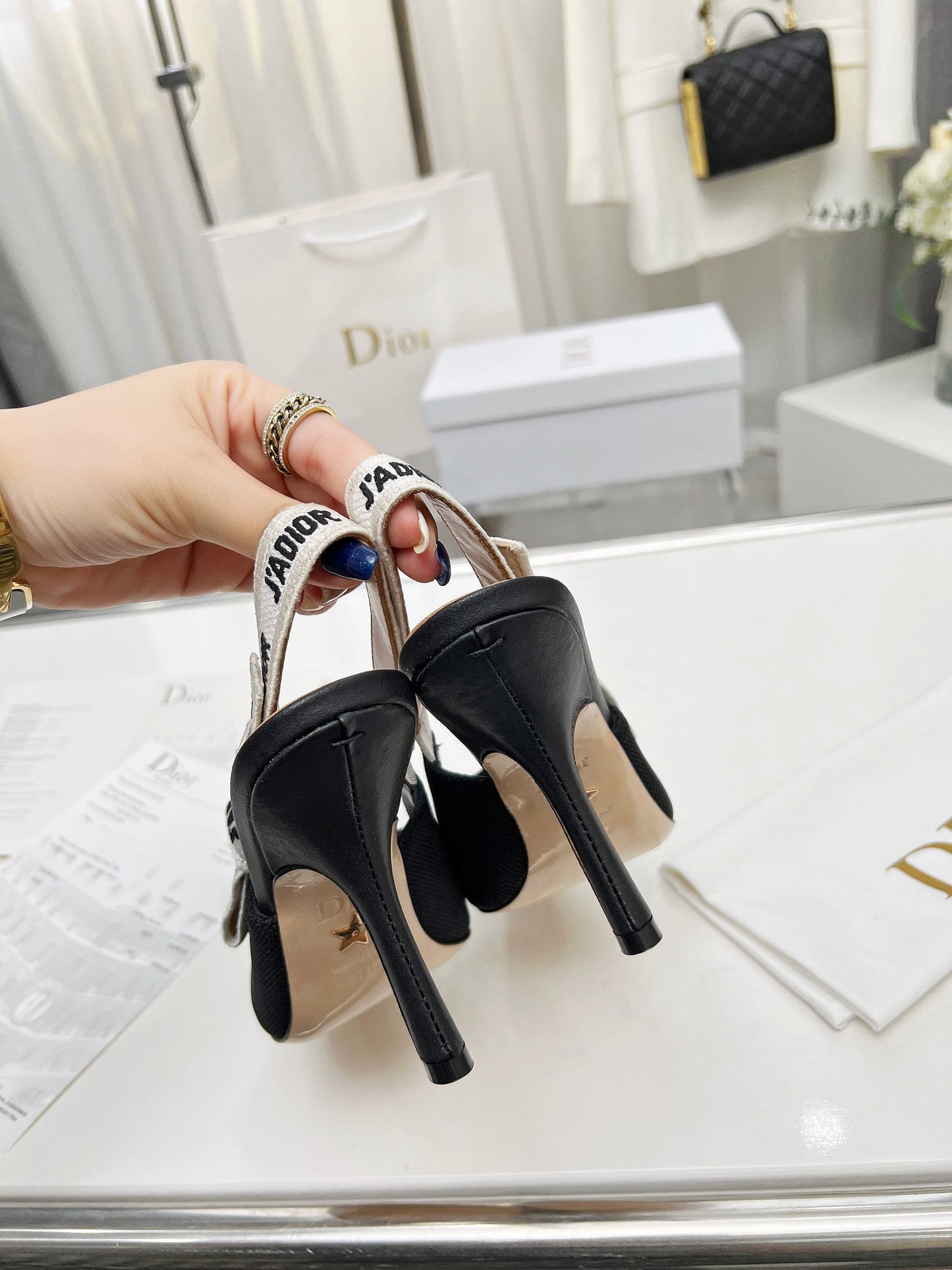 255QD44ZDE Stylish leather High heels
