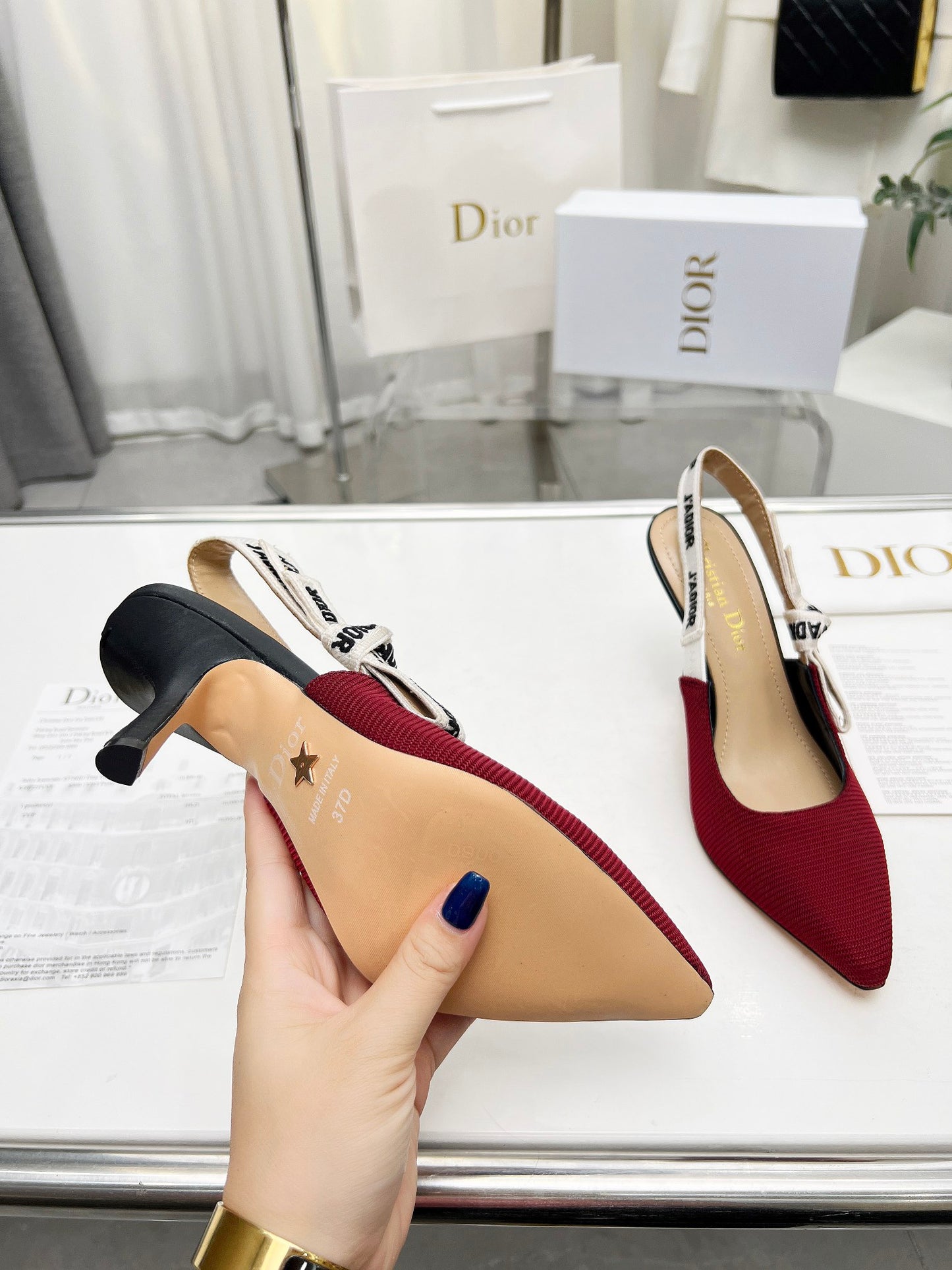 255QD44ZDE Stylish leather High heels
