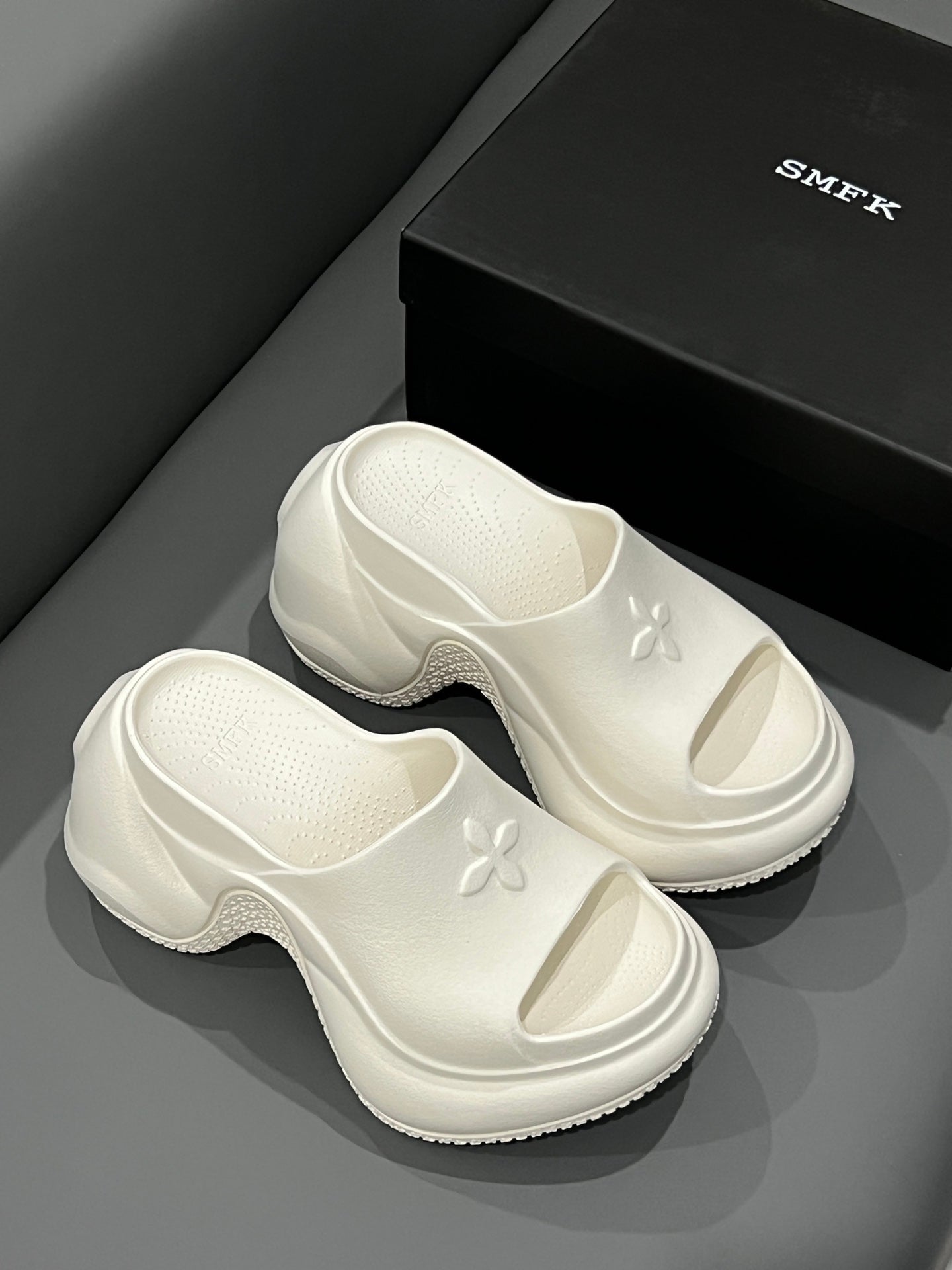 14A14ZDE Stylish slippers  Heel height 7.5cm 9.5cm
