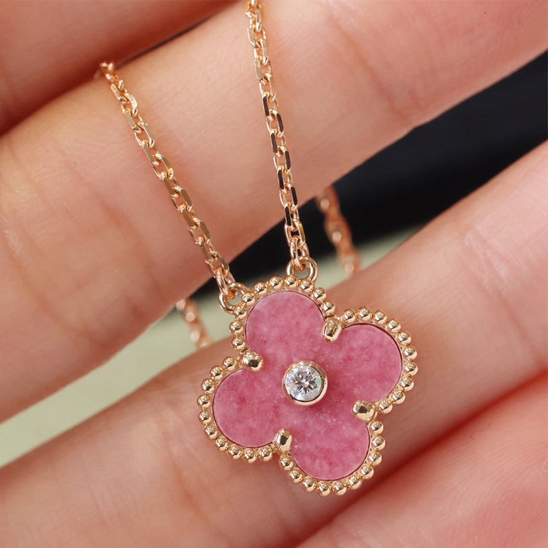 5XVA186XDE Stylish  1 flower necklace and ring