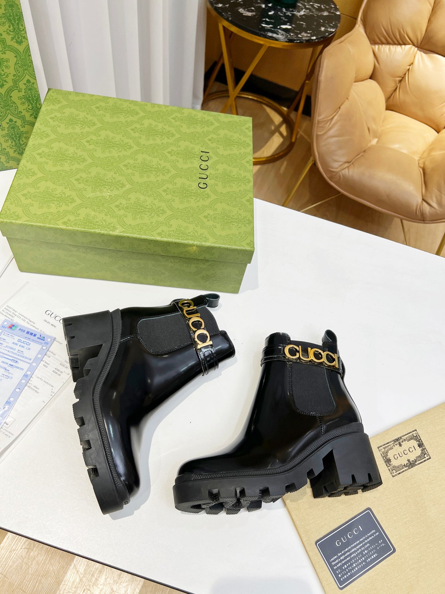 2XB196ZDE Stylish leather boot (top layer leather lining)