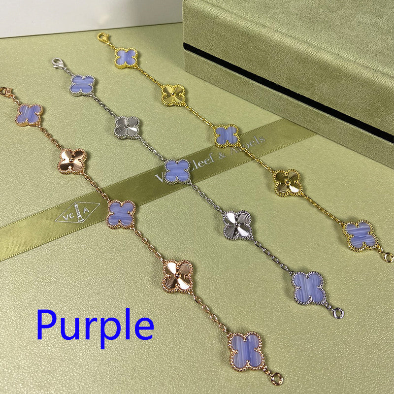 5XVA181KDE Stylish bracelets  5 flowers normal size1.5cm flower