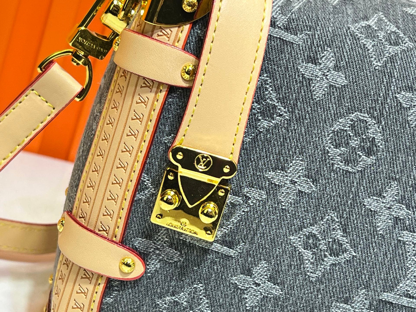 155NE20BDE Stylish canvas denim bag