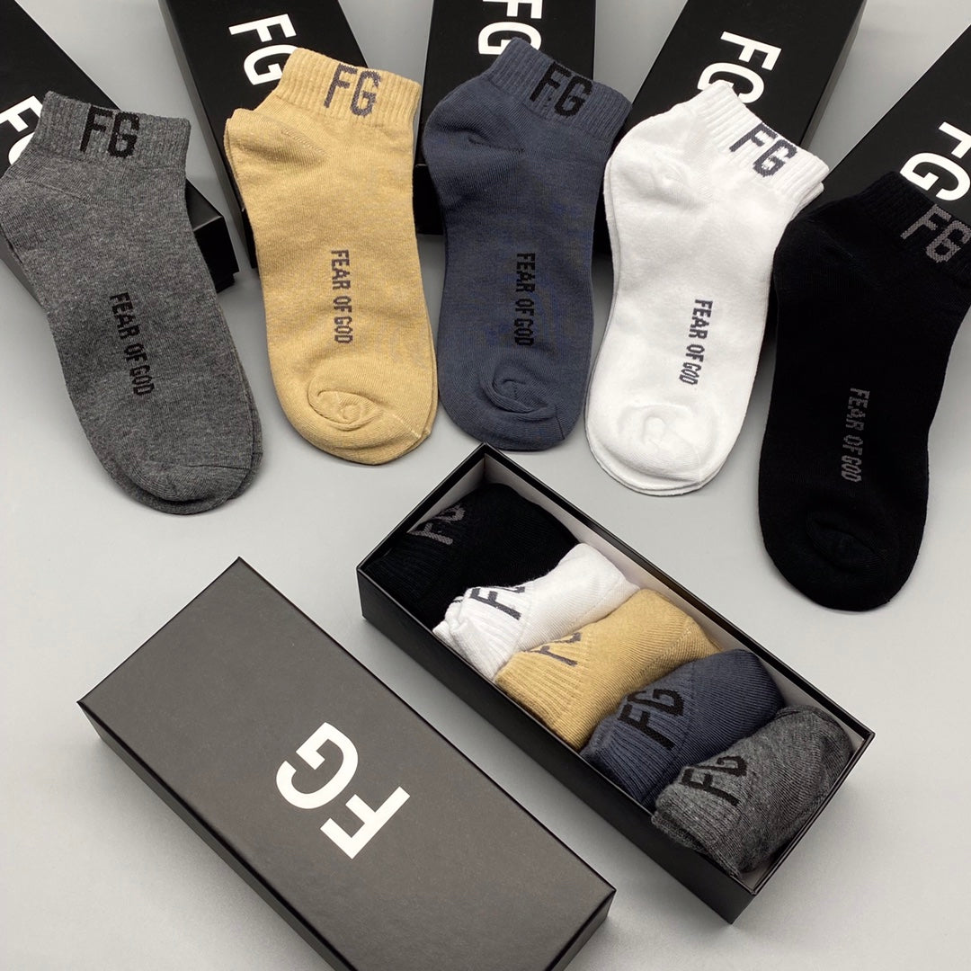 235QA38SDE Stylish socks(5 pairs )